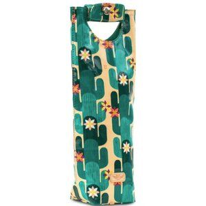 Consuela RARE NWT Wine Carrier Bag in Spike Cactus Print